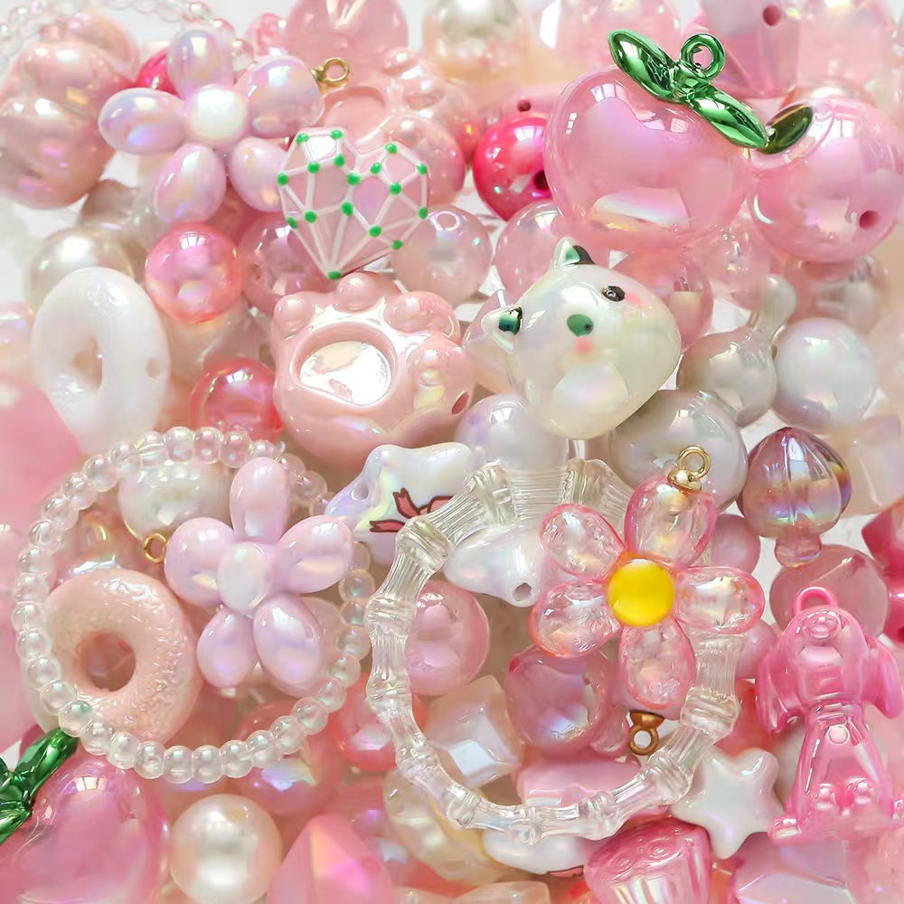 【A - HOT】Dig Dig Fun - DIY Keychain Hello Kitty Beads -Dig In TIKTOK Live For U- Sanrio Beads for PEN Handmade